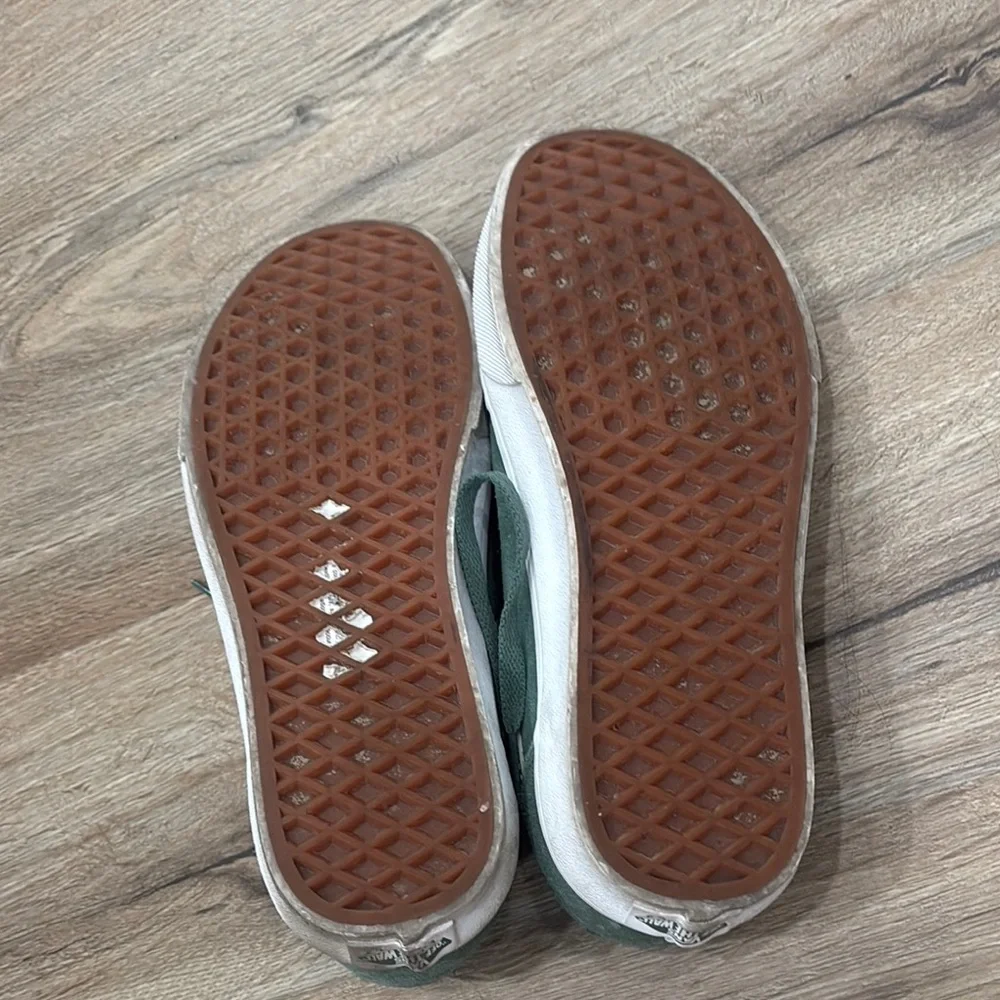 Vans Sage Green Suede Shoes - Picture 9 of 9